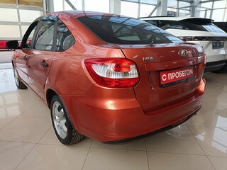2014 Lada (ВАЗ) Granta I, оранжевый, 239000 рублей, вид 4