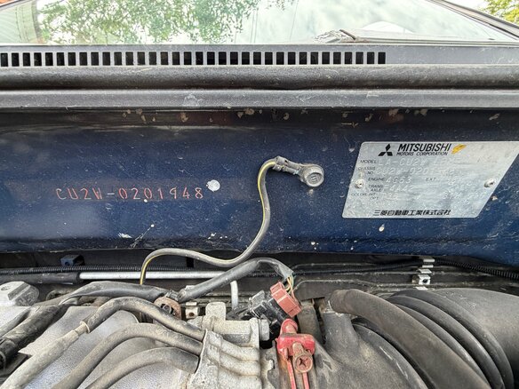 2002 Mitsubishi Airtrek I, синий, 400000 рублей - вид 12