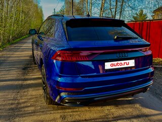 2019 Audi Q8 55 TFSI I (4M), синий, 5600000 рублей, вид 5