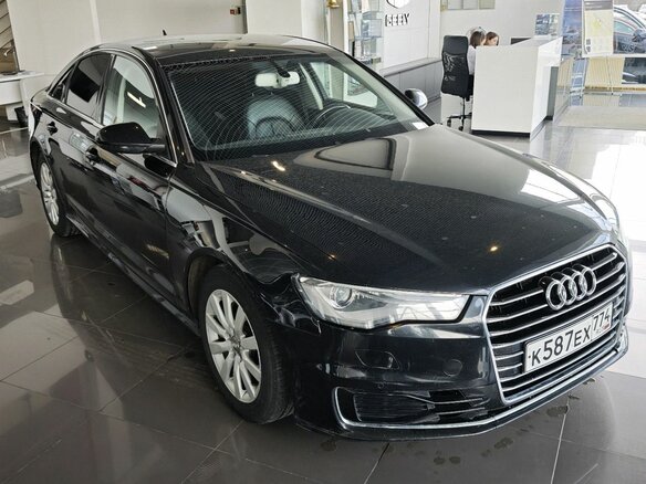 2015 Audi A6 IV (C7) Рестайлинг, чёрный, 1965000 рублей - вид 1