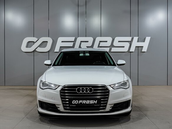 2015 Audi A6 IV (C7) Рестайлинг, белый - вид 2