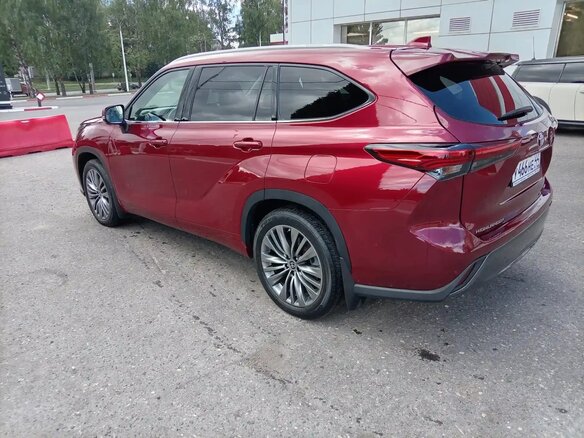 2021 Toyota Highlander IV (XU70), красный - вид 5