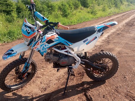 2019 Kayo Basic YX125, белый, 70000 рублей, вид 4