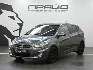 2012 Hyundai Solaris I, чёрный, 719900 рублей, вид 1