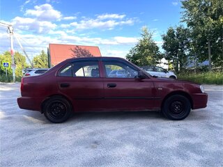 2005 Hyundai Accent ТагАЗ II, красный, 210000 рублей, вид 5
