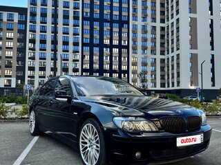 2005 BMW 7 серии 750i IV (E65/E66) Рестайлинг, чёрный, 1150000 рублей, вид 4