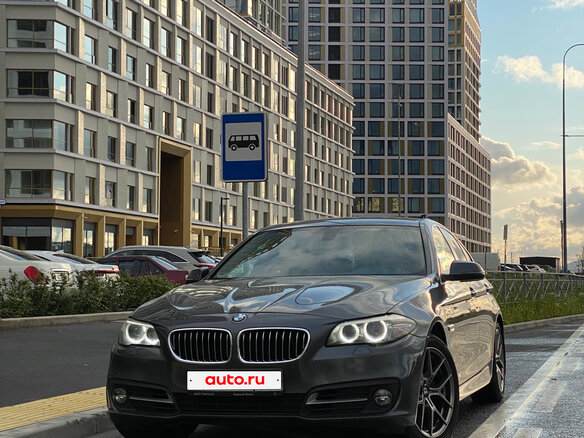 2015 BMW 5 серии 528i xDrive VI (F10/F11/F07) Рестайлинг, серый, 2250000 рублей