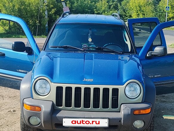 2003 Jeep Liberty (North America) I, синий, 510000 рублей