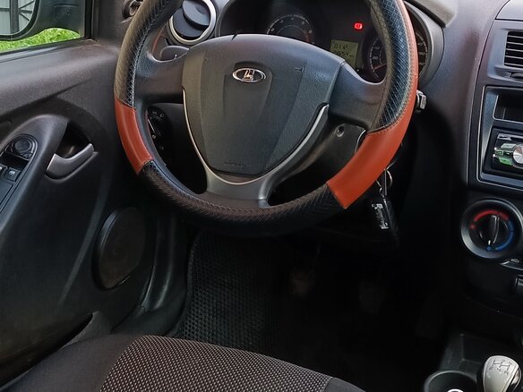2015 Lada (ВАЗ) Kalina II, коричневый, 380000 рублей - вид 6