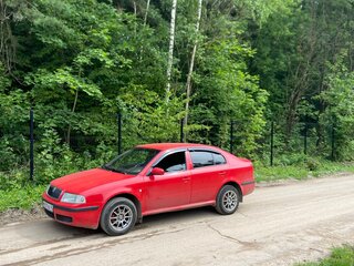 2001 Skoda Octavia I (A4) Рестайлинг, красный, 350000 рублей, вид 2