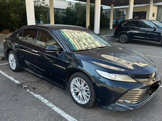 2018 Toyota Camry VII (XV50) Рестайлинг 2, синий, 2500000 рублей, вид 2