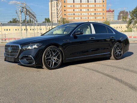 2026 Mercedes-Benz S-Класс 580 Long 4MATIC VII (W223) Рестайлинг, чёрный, 31000000 рублей, вид 4