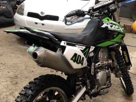 2011 Kawasaki KLX 250, фиолетовый, 339000 рублей, вид 4