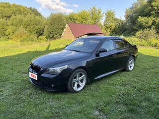 2007 BMW 5 серии 525d V (E60/E61) Рестайлинг, чёрный, 1350000 рублей, вид 1