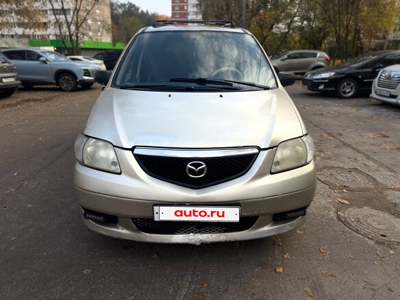 2002 Mazda MPV II (LW), золотистый, 355000 рублей - вид 2