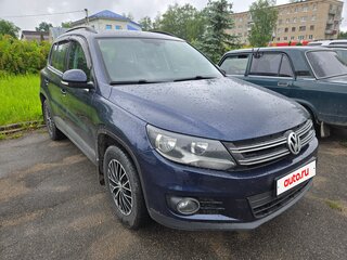 2014 Volkswagen Tiguan I Рестайлинг, синий, 999000 рублей, вид 1