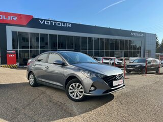 2020 Hyundai Solaris II Рестайлинг, серый, 1398010 рублей, вид 1