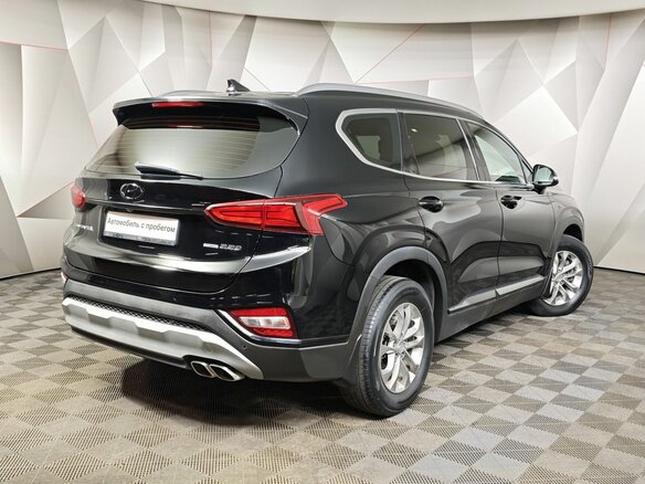 2019 Hyundai Santa Fe IV, чёрный, 3543000 рублей - вид 1