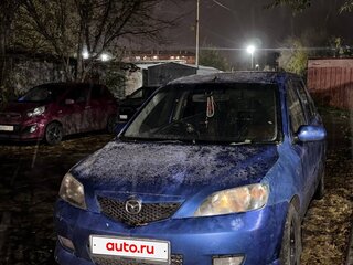 2002 Mazda Demio II (DY), синий, 160000 рублей, вид 3