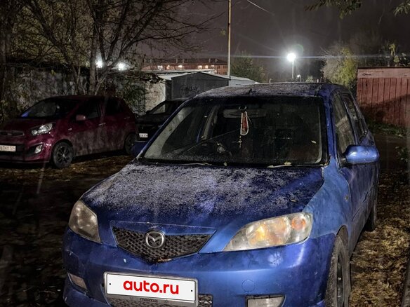 2002 Mazda Demio II (DY), синий, 160000 рублей - вид 2