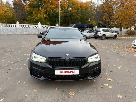 2020 BMW 5 серии 520d xDrive VII (G30/G31/G38), чёрный, 3300000 рублей, вид 2