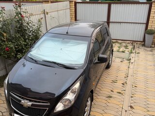 2012 Chevrolet Spark III, чёрный, 670000 рублей, вид 1