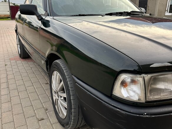 1990 Audi 80 IV (B3), зелёный, 190000 рублей - вид 2
