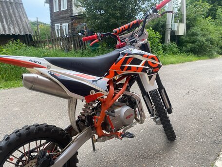 2022 Kayo Basic TT125, оранжевый, 75000 рублей, вид 1