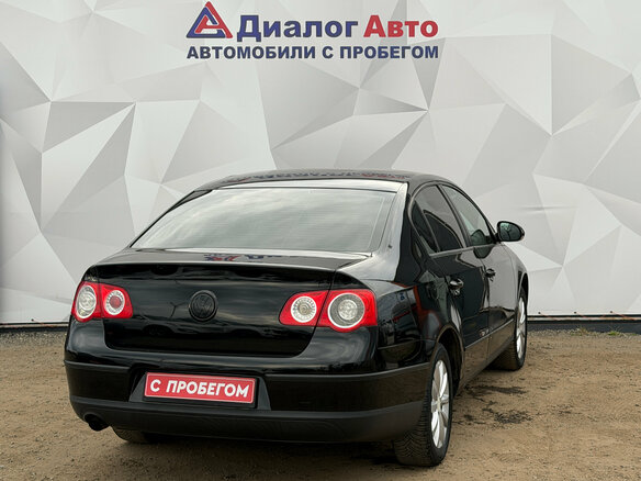 2009 Volkswagen Passat B6, чёрный, 450000 рублей - вид 4