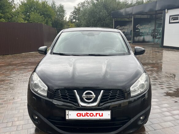 2012 Nissan Qashqai I Рестайлинг, чёрный - вид 2