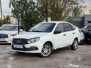 2019 Lada (ВАЗ) Granta I Рестайлинг, белый, 389000 рублей, вид 1