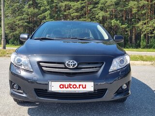 2008 Toyota Corolla X (E140, E150), чёрный, 1100000 рублей, вид 2