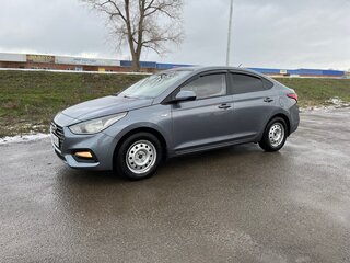 2019 Hyundai Solaris II, серый, 1290000 рублей, вид 3