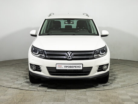2012 Volkswagen Tiguan I Рестайлинг, белый, 1199585 рублей, вид 2