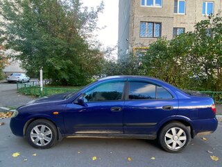 2004 Nissan Almera II (N16) Рестайлинг, синий, 280000 рублей, вид 4