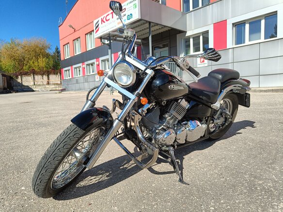 1999 Yamaha XVS400 Drag Star, чёрный, 330000 рублей - вид 10