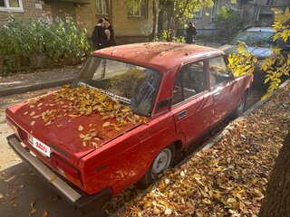 1996 Lada (ВАЗ) 2105, красный, 90000 рублей, вид 5