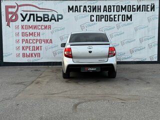 2013 Lada (ВАЗ) Granta I, серебристый, 375000 рублей, вид 5