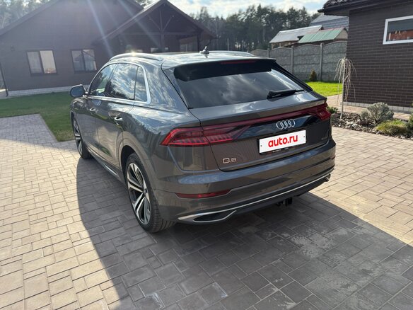 2018 Audi Q8 55 TFSI I (4M), серый, 5100000 рублей - вид 8