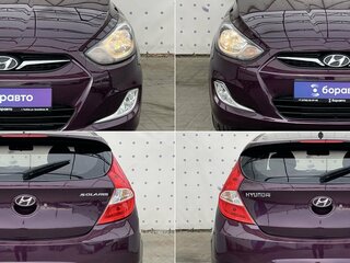 2011 Hyundai Solaris I, фиолетовый, 890000 рублей, вид 5