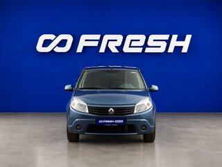 2013 Renault Sandero I, синий, 499077 рублей, вид 3