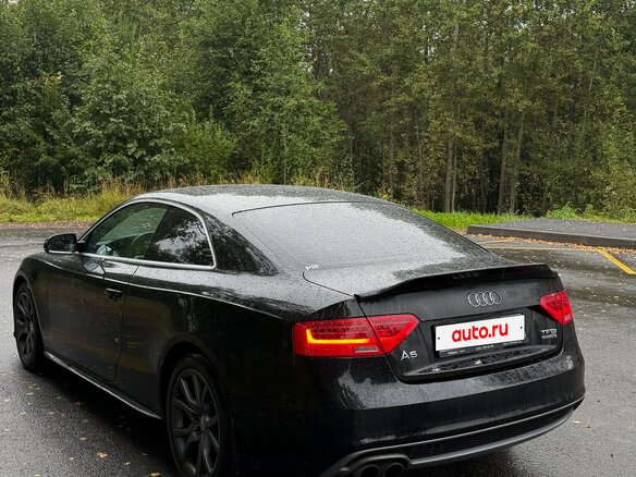 2015 Audi A5 I (8T) Рестайлинг, чёрный - вид 2