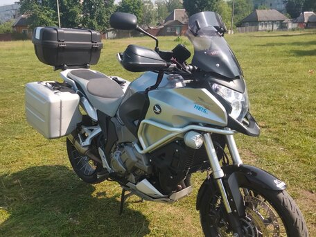 2012 Honda VFR 1200X (Crosstourer), серебристый, 875000 рублей, вид 3