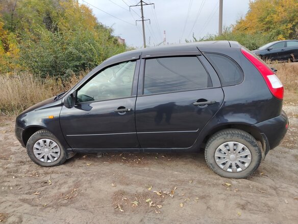 2007 Lada (ВАЗ) Kalina I, синий, 170000 рублей - вид 3