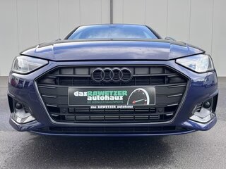 2022 Audi A4 35 TFSI V (B9) Рестайлинг, синий, 3130000 рублей, вид 2