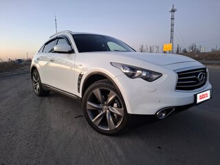 2013 Infiniti FX37 II (S51) Рестайлинг, белый, 2300000 рублей, вид 5