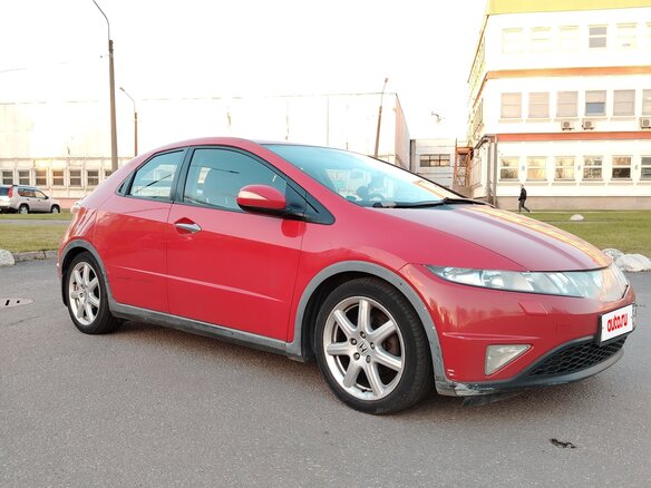 2008 Honda Civic VIII, красный, 500000 рублей - вид 8