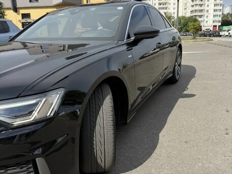 2021 Audi A6 45 TFSI V (C8), чёрный, 4299000 рублей, вид 2