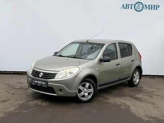 2010 Renault Sandero I, бежевый, 390000 рублей, вид 1