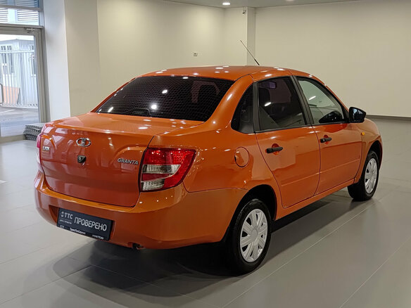 2016 Lada (ВАЗ) Granta I, оранжевый - вид 5